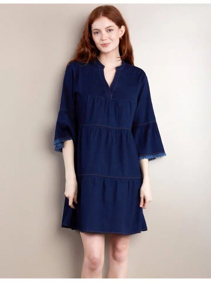 Weekend Dress - Raw Denim