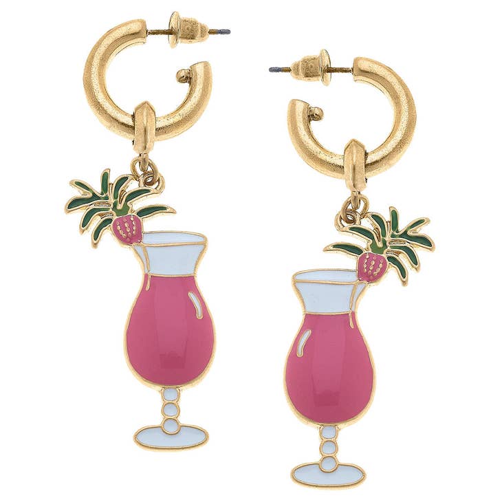 Fruity Daiquari Earrings - Pink