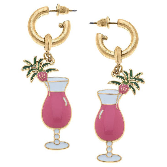 Fruity Daiquari Earrings - Pink