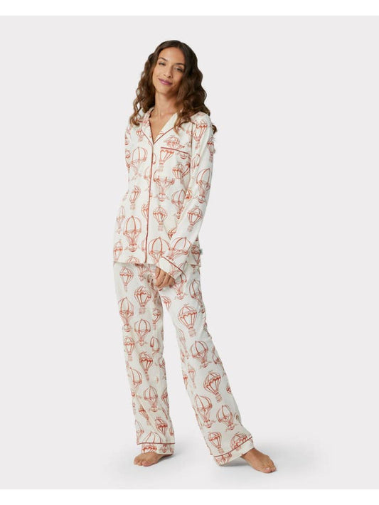 Organic Cotton Pajama Set - Cream Air