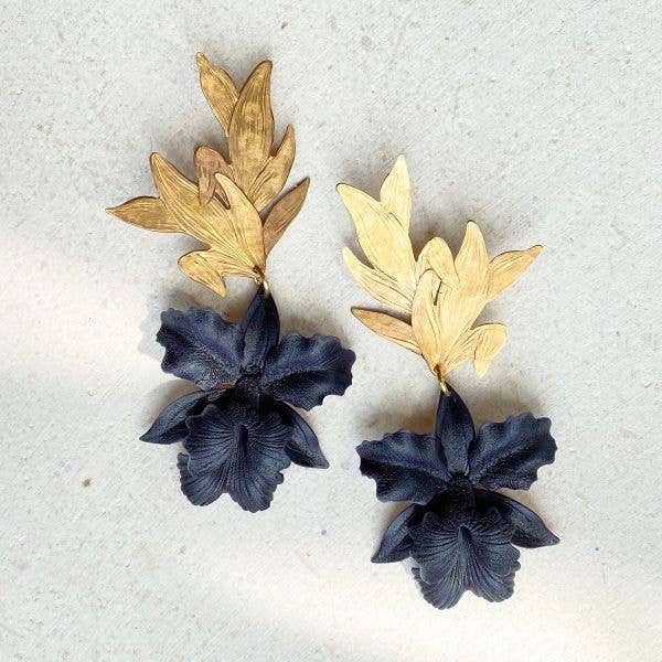 Inaya Orchid Earrings