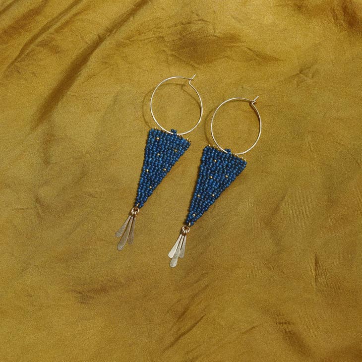 Vortex Earring - Starry Night