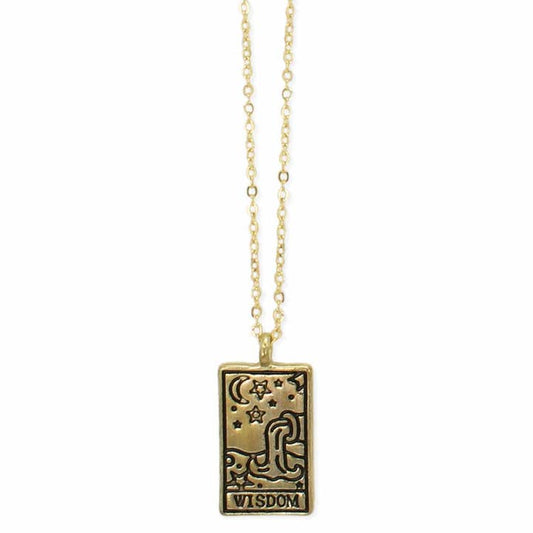 Tarot Card Necklace - Wisdom