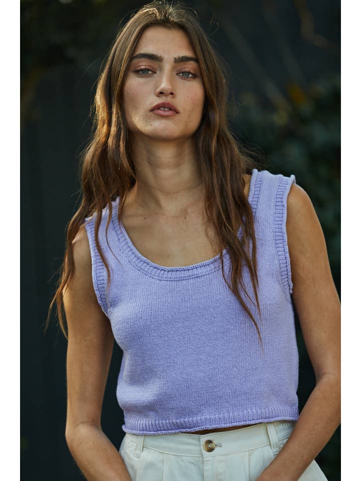 The Kacey Top - Lavender