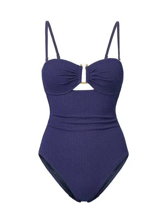 Juliette One Piece - Navy Texture