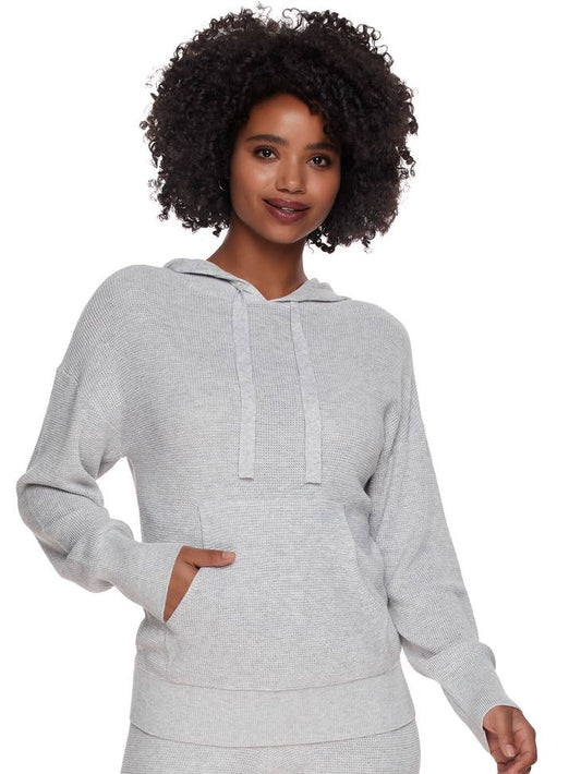 Chill Vibes Thermal Hoodie - Magnolia
