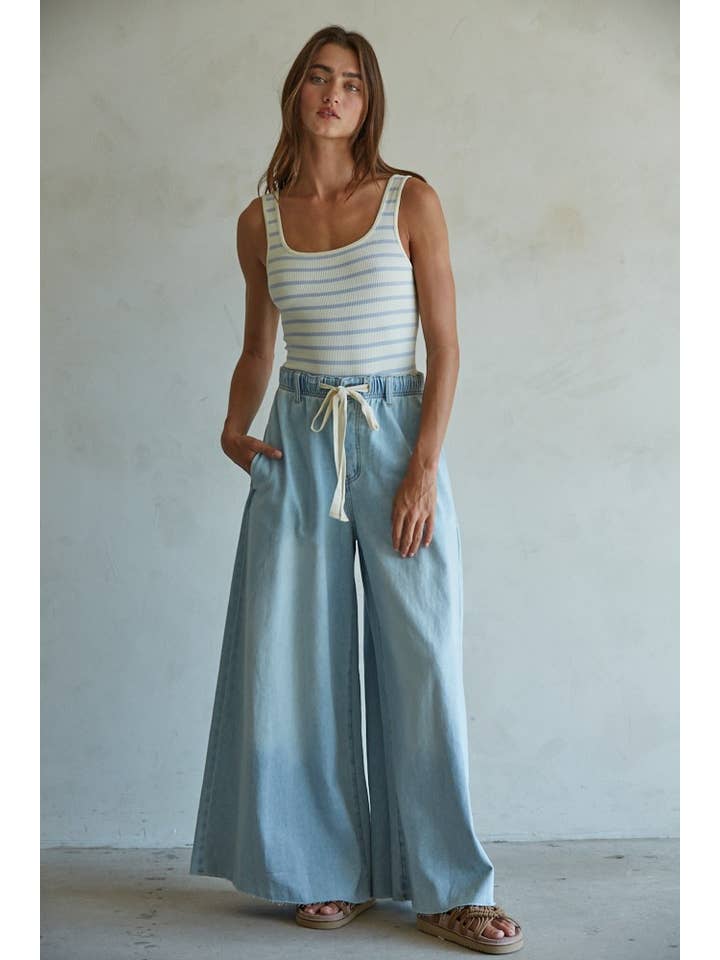 Bell Jar Pants - Light Denim