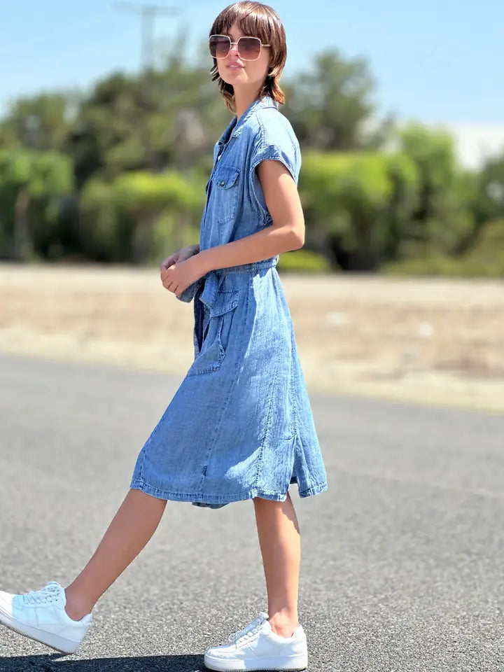 Cruising Shirtdress - Denim