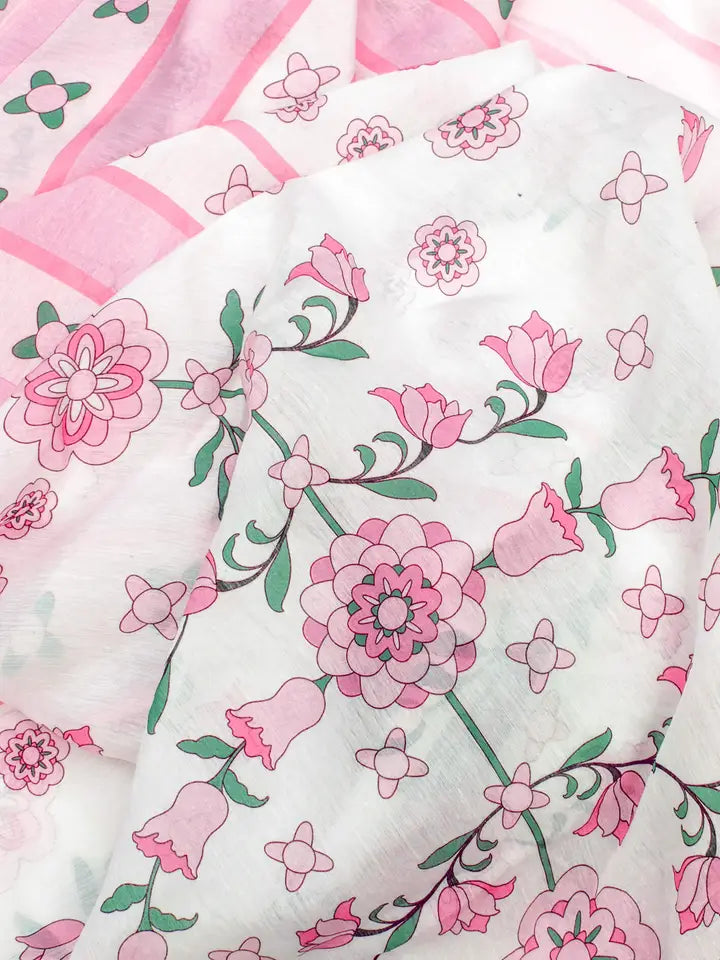 Beach Sarong Wrap - Pink Blossom