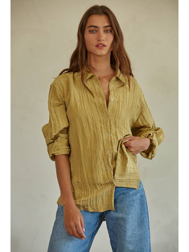 The Brighton Shirt - Dusty Yellow