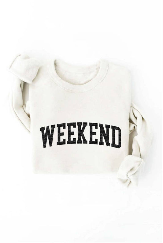 Weekend Sweatshirt - Vintage White