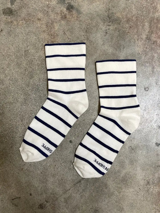 Wally Socks - Breton Stripe