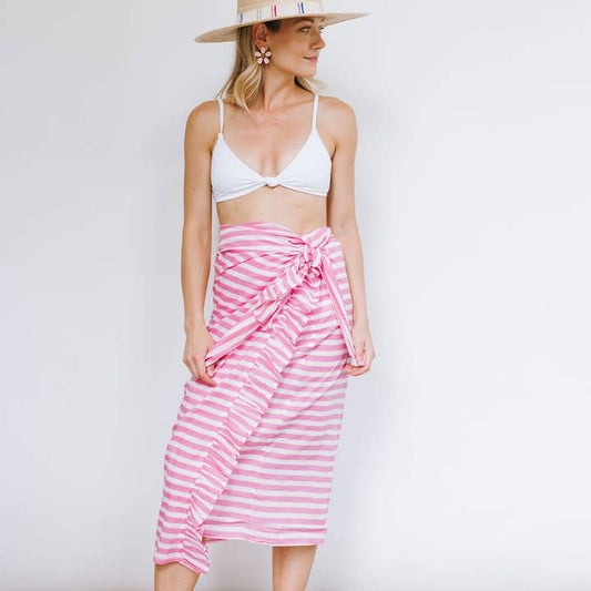 Duval Stripe Sandy Sarong