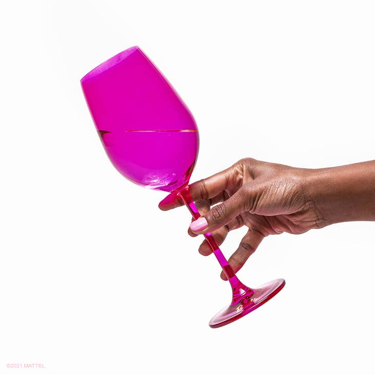 Barbie Wine Glasses - Pink