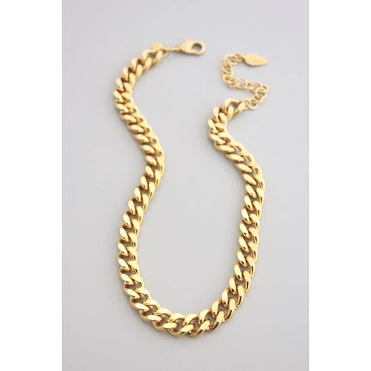 Bold Gold Chain Necklace