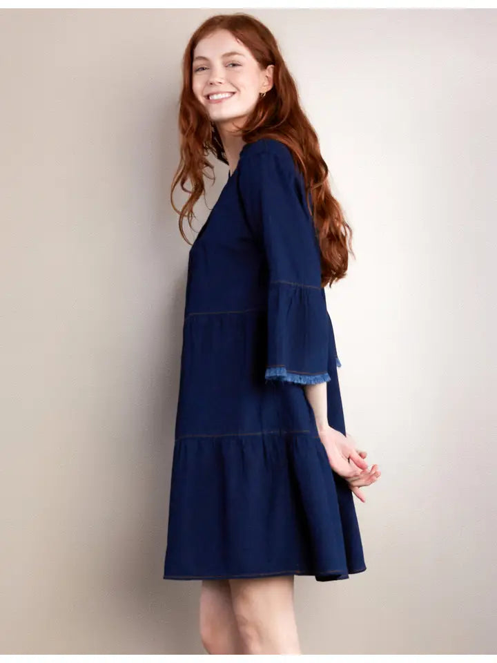 Weekend Dress - Raw Denim