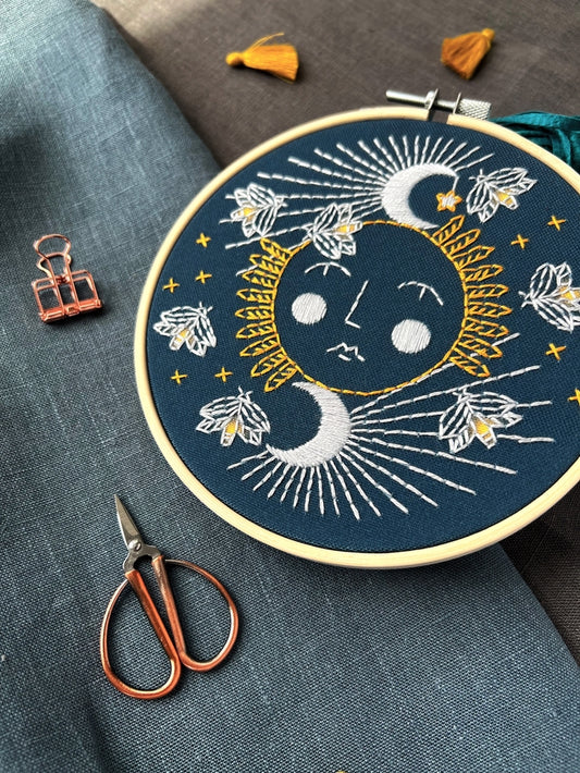 Embroidery Kit - Moon Glow