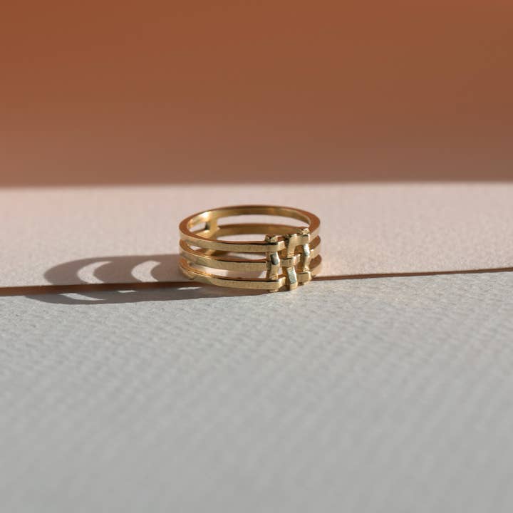 Crosshatch Ring