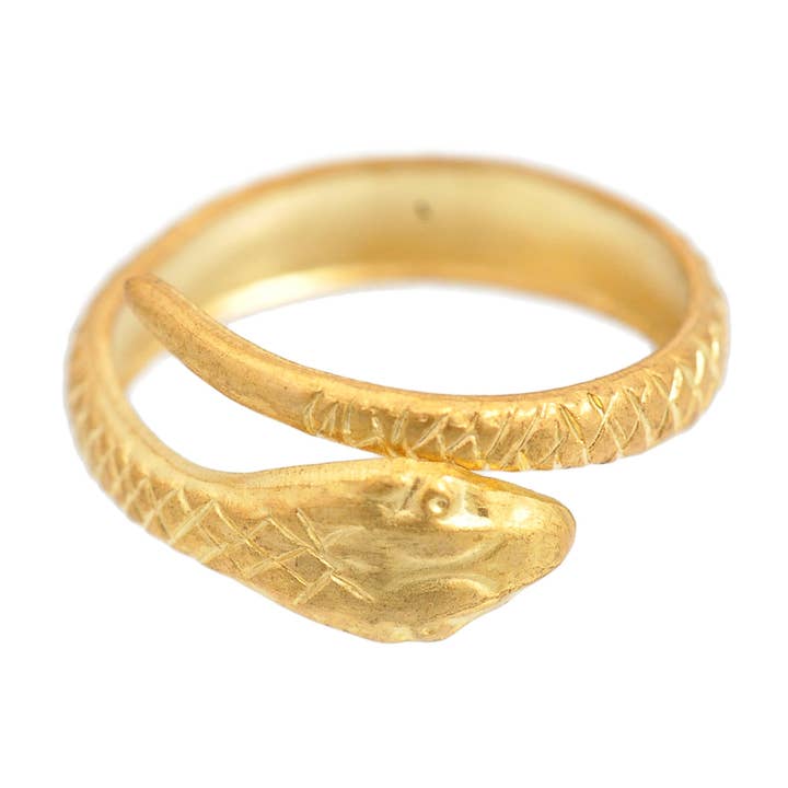 Gold Serpent Ring