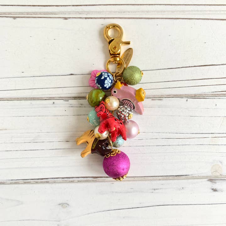 Bag Charm - Colorful Animal