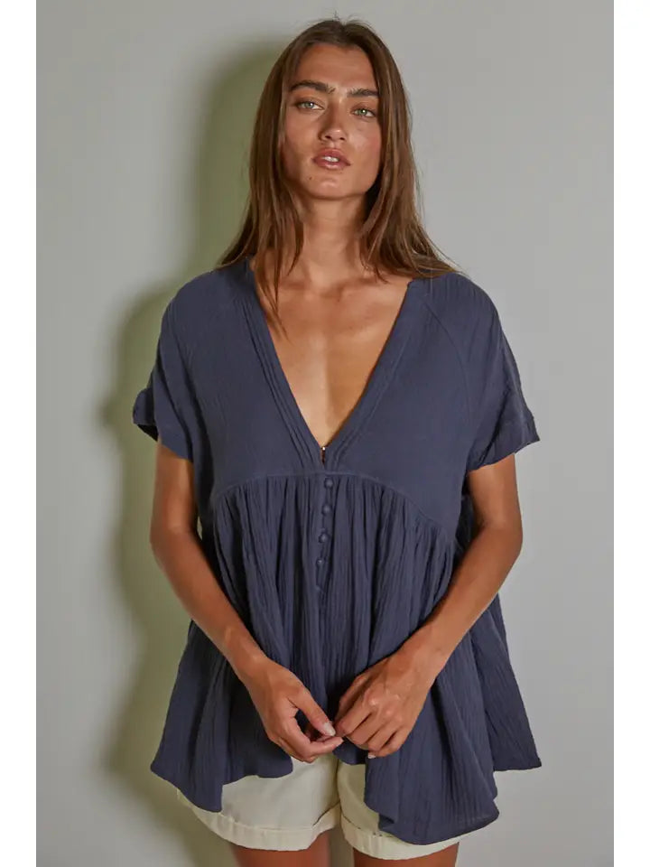 Aurelia Top - Charcoal