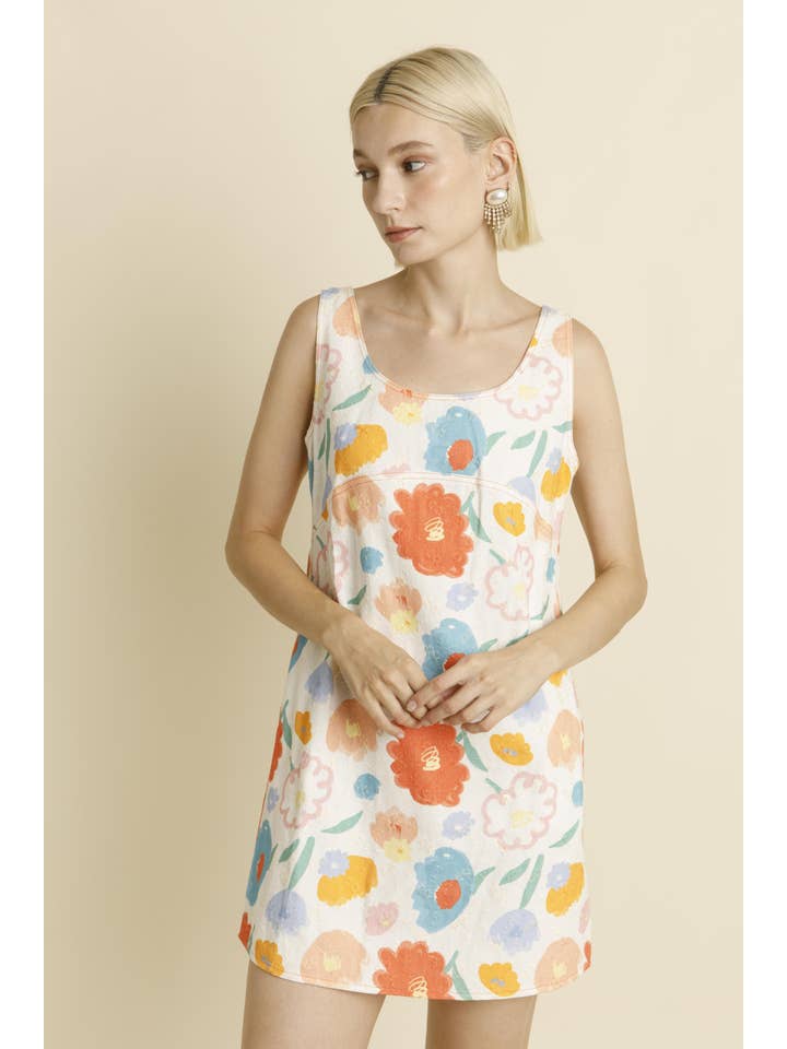 Floral Mini Dress - Multi