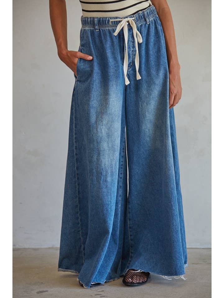 Bell Jar Pants - Dark Denim