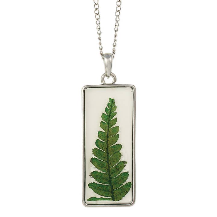 Dried Floral Necklace - Cottage Fern