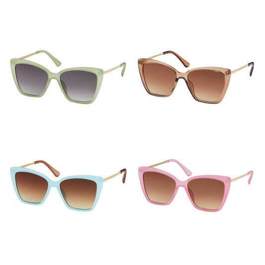 Metal Aviator Sunglasses - Square