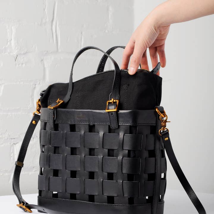 Venture Basket Tote - Black