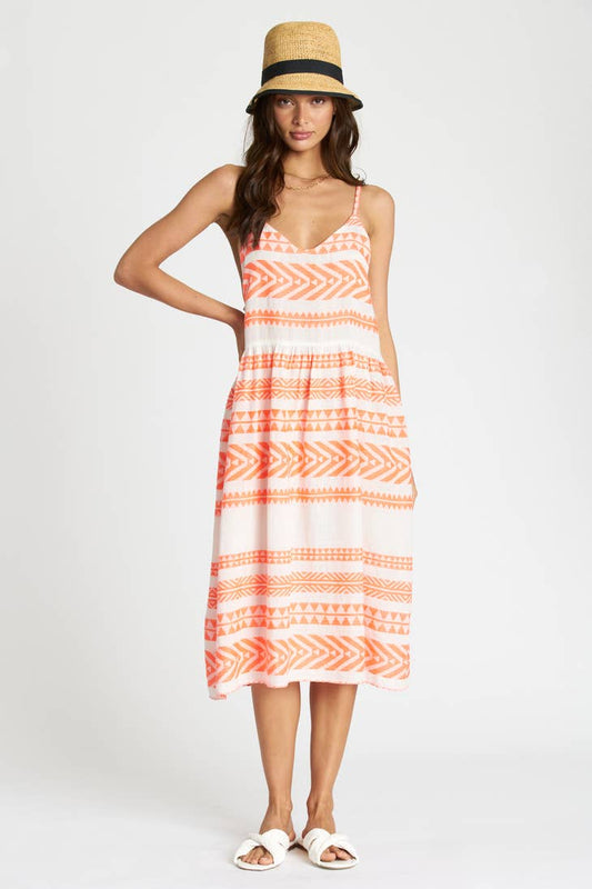 Luci Dress - Neon Orange