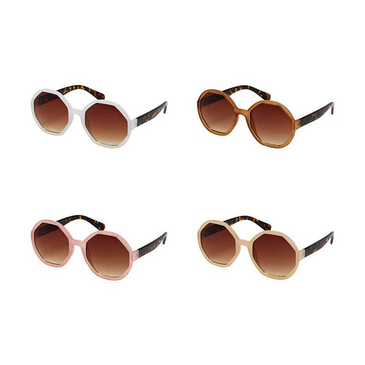 Octagon Tortoise Sunglasses