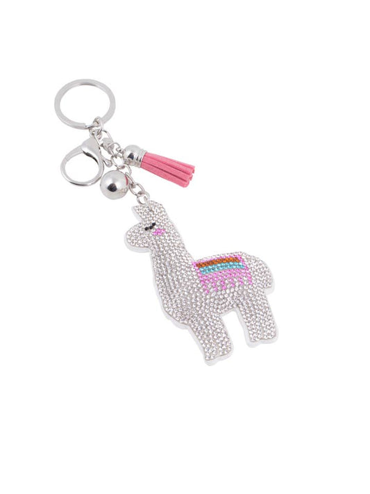 Crystal Bag Charm - Llama