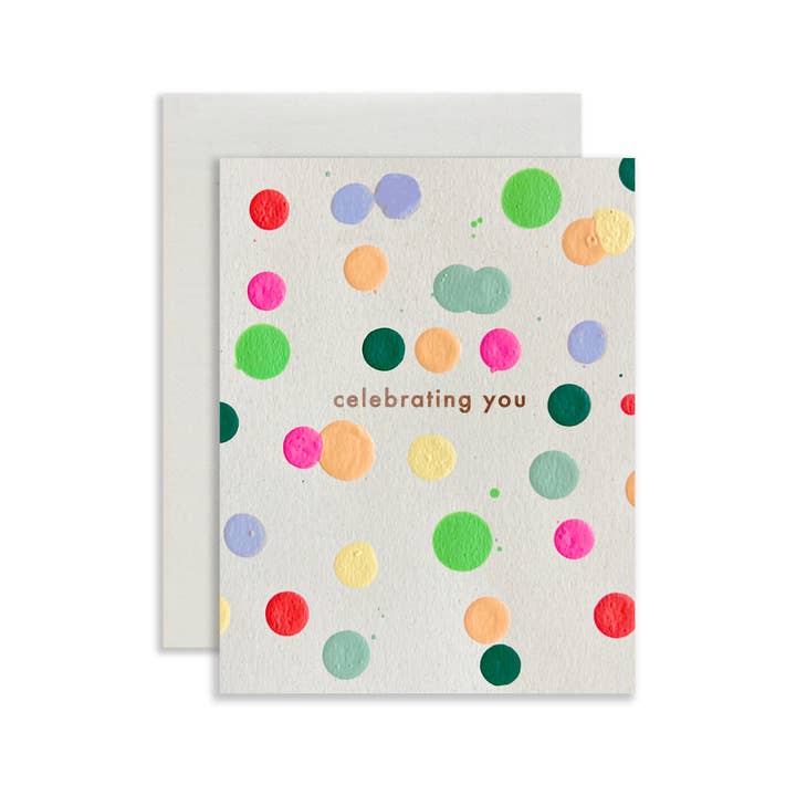 Celebrating Dot Card by Moglea