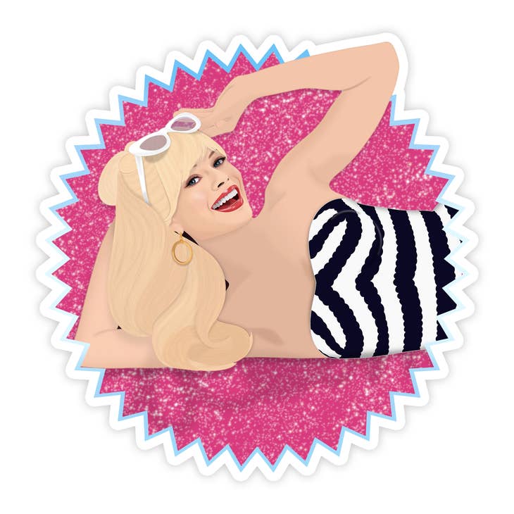 Retro Barbie Sticker