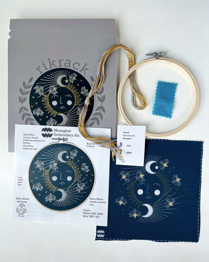 Embroidery Kit - Moon Glow