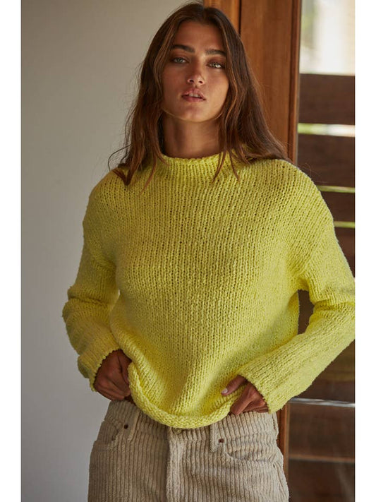 Kendra Pullover - Neon Yellow