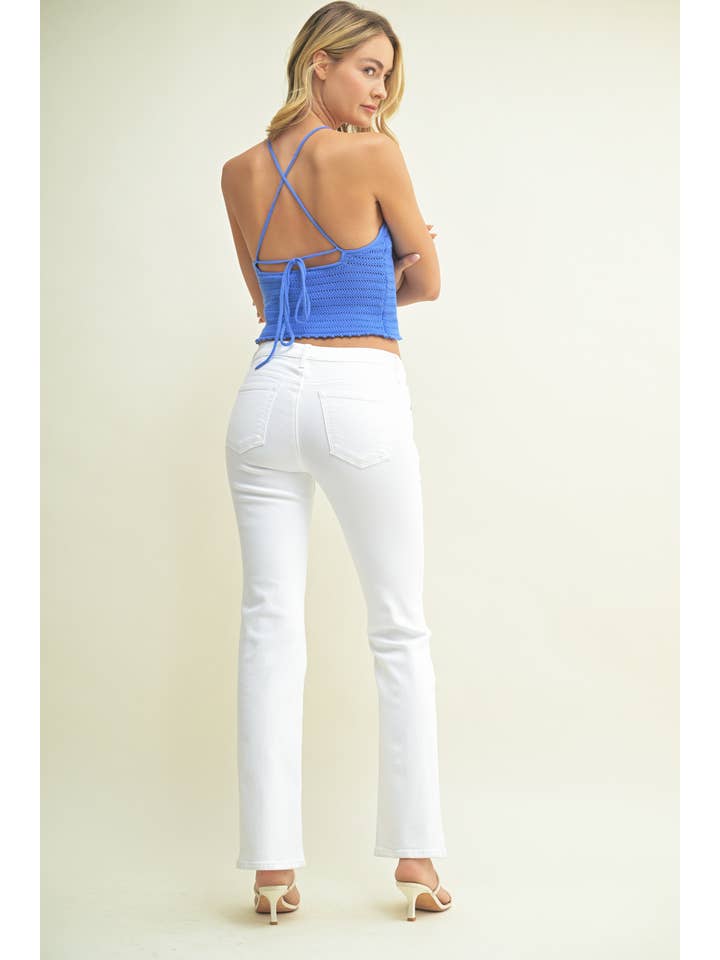 Low Rise Vintage Slim Bootcut - Optic White
