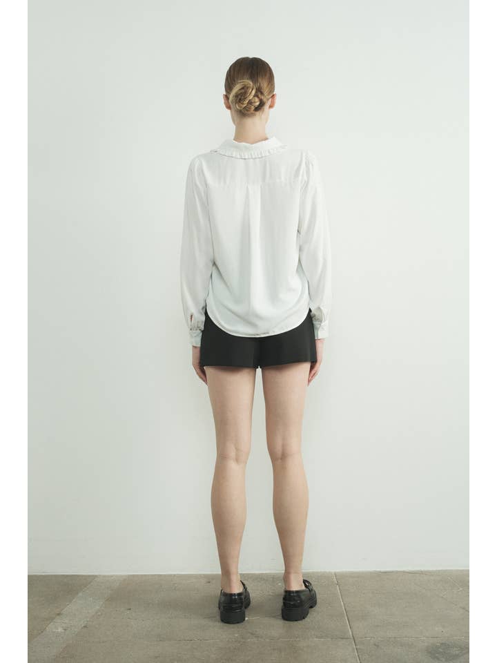 Peter Pan Blouse - Off White