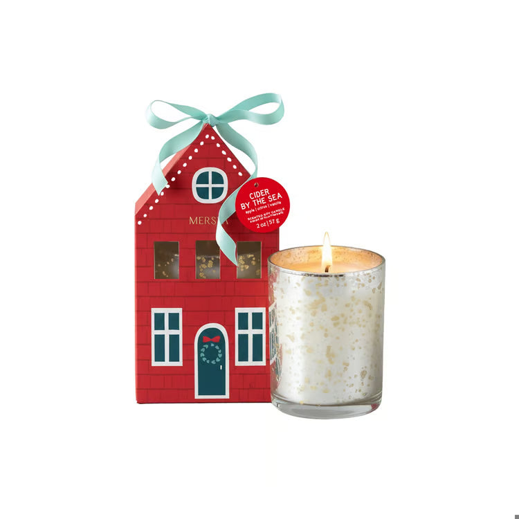 House Votive Candle - Cider by the Sea
