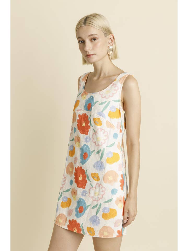 Floral Mini Dress - Multi