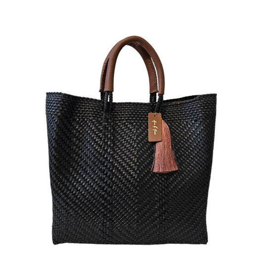 Hannah Resort Tote Bag - Black Pearl