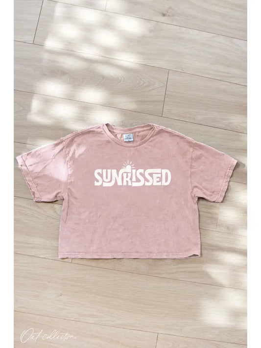 Sunkissed Cropped Tee - Soft Pink