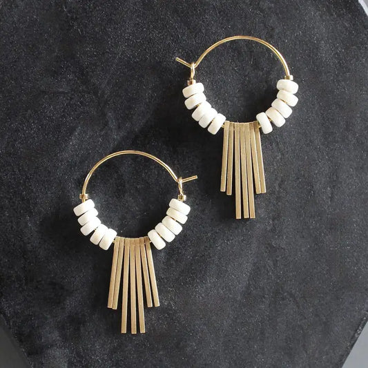 Geometric Hoop Earrings