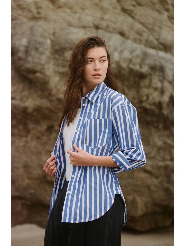 The Sylvia Shirt - Blue