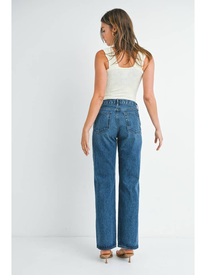 Relaxed Straight - Dark Denim