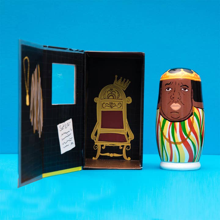 East Coast Rappers Wooden Nesting Doll Set