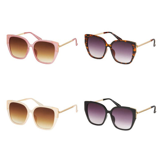 Gold Corner Oversized Sunglasses