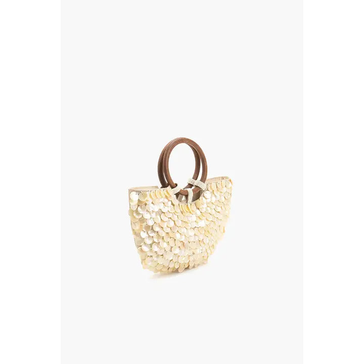 Mermaid Scale Top Handle Bag