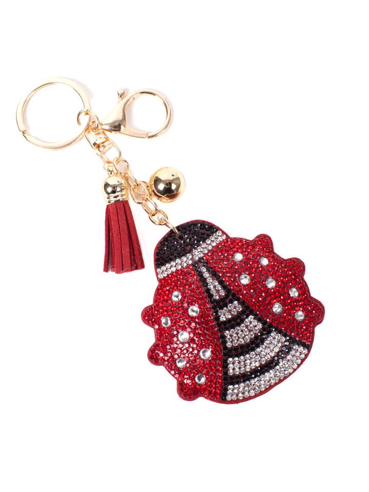 Crystal Bag Charm - Ladybug